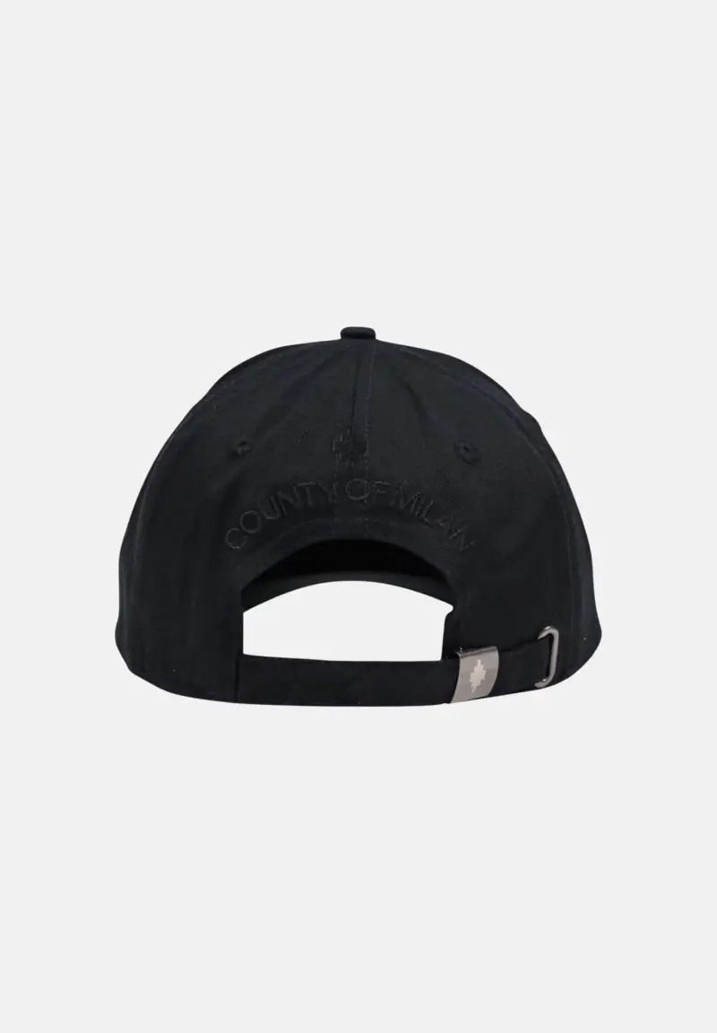 Cappello nero per uomo e donna con logo miniatura 2