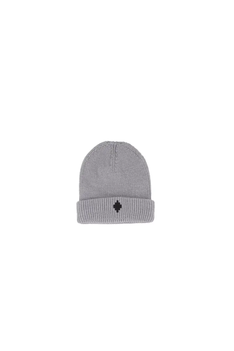 Cappello Unisex Junior MARCELO BURLON COUNTY OF MILAN Grigio melange Wool hat unisex