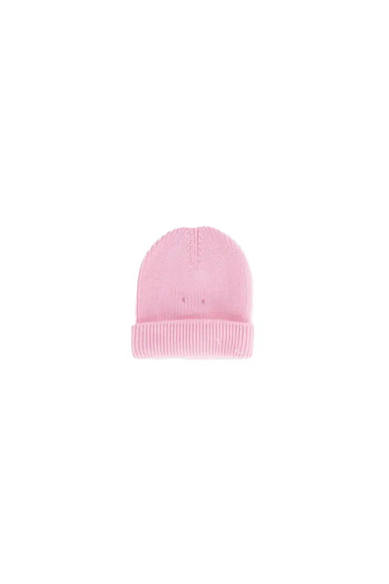 Cappello Unisex Junior MARCELO BURLON COUNTY OF MILAN Light pink Wool hat unisex miniatura 2