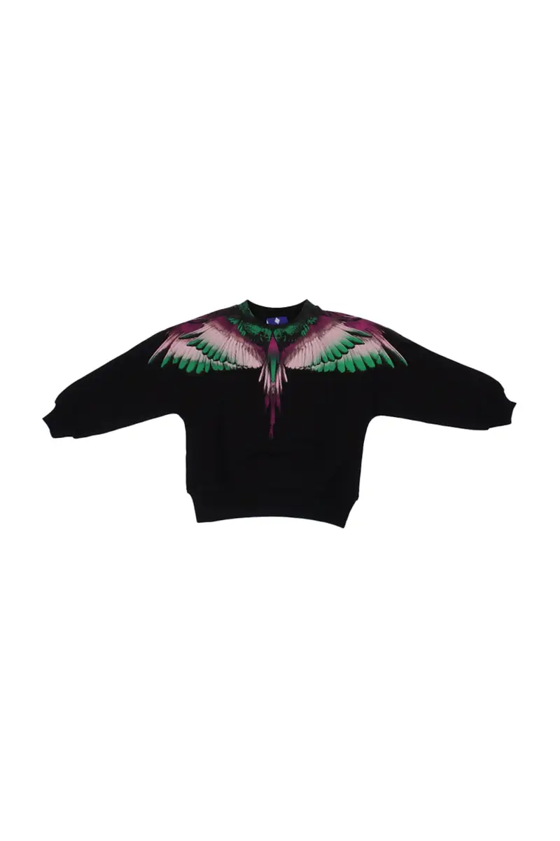 Felpa Bambina MARCELO BURLON COUNTY OF MILAN Black Sweatshirt girl