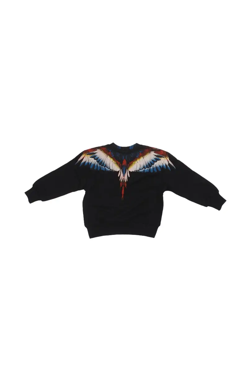 Felpa Bambino MARCELO BURLON COUNTY OF MILAN Black Sweatshirt boy miniatura 2