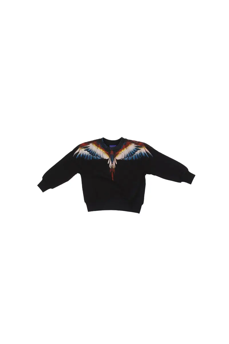 Felpa Bambino MARCELO BURLON COUNTY OF MILAN Black Sweatshirt boy