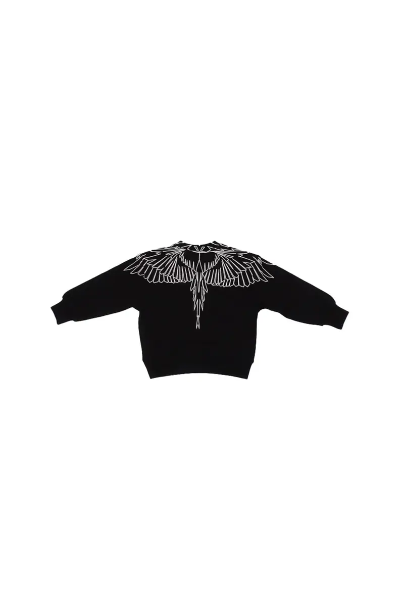 Felpa Bambino MARCELO BURLON COUNTY OF MILAN Black Sweatshirt boy miniatura 2