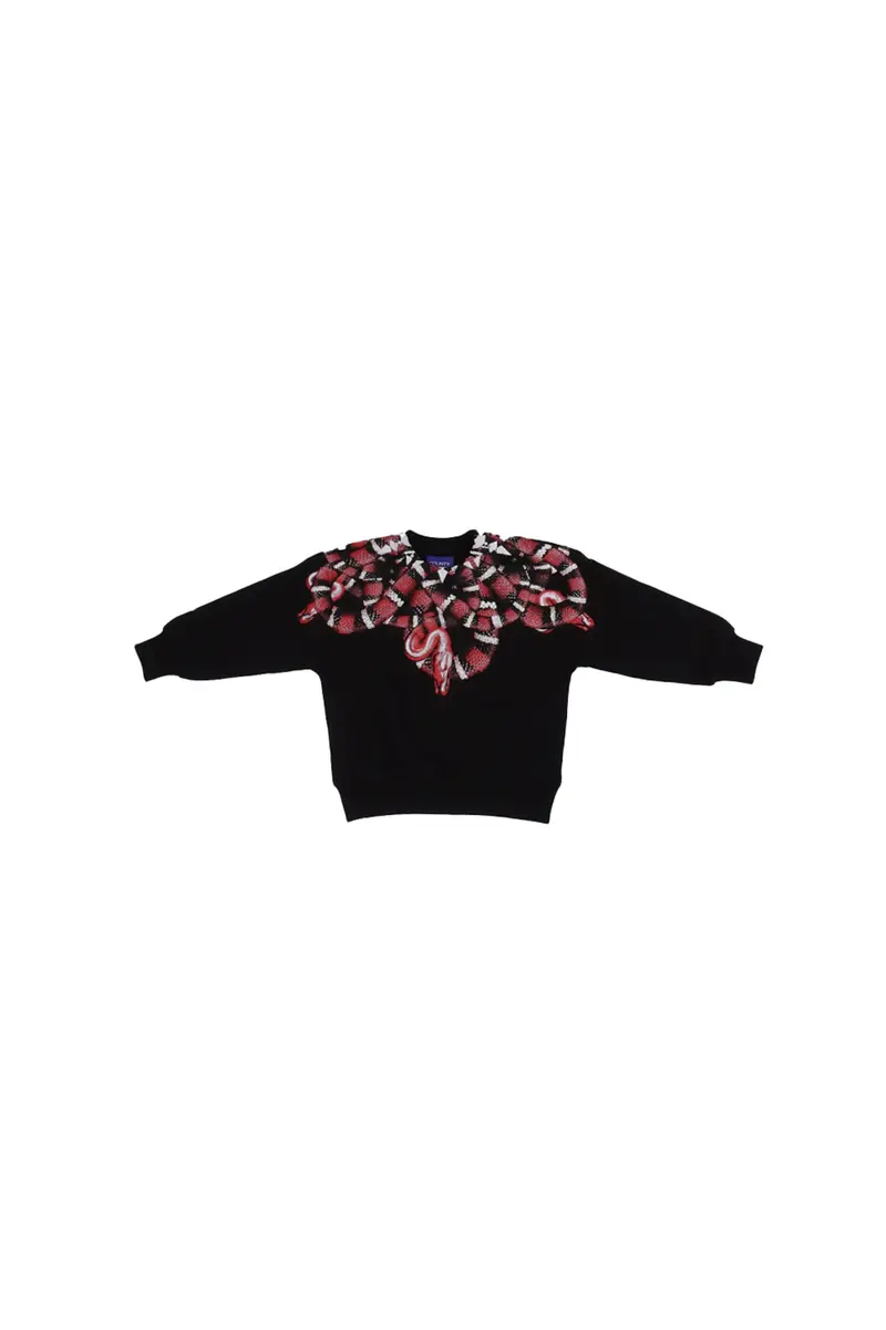 Felpa Bambino MARCELO BURLON COUNTY OF MILAN Black Sweatshirt boy