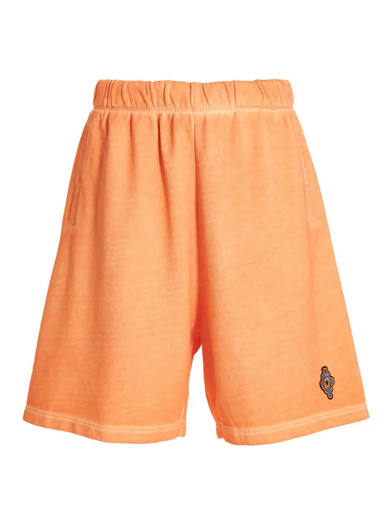 Pantaloncini Sunset Cross con stampa del logo Arancione