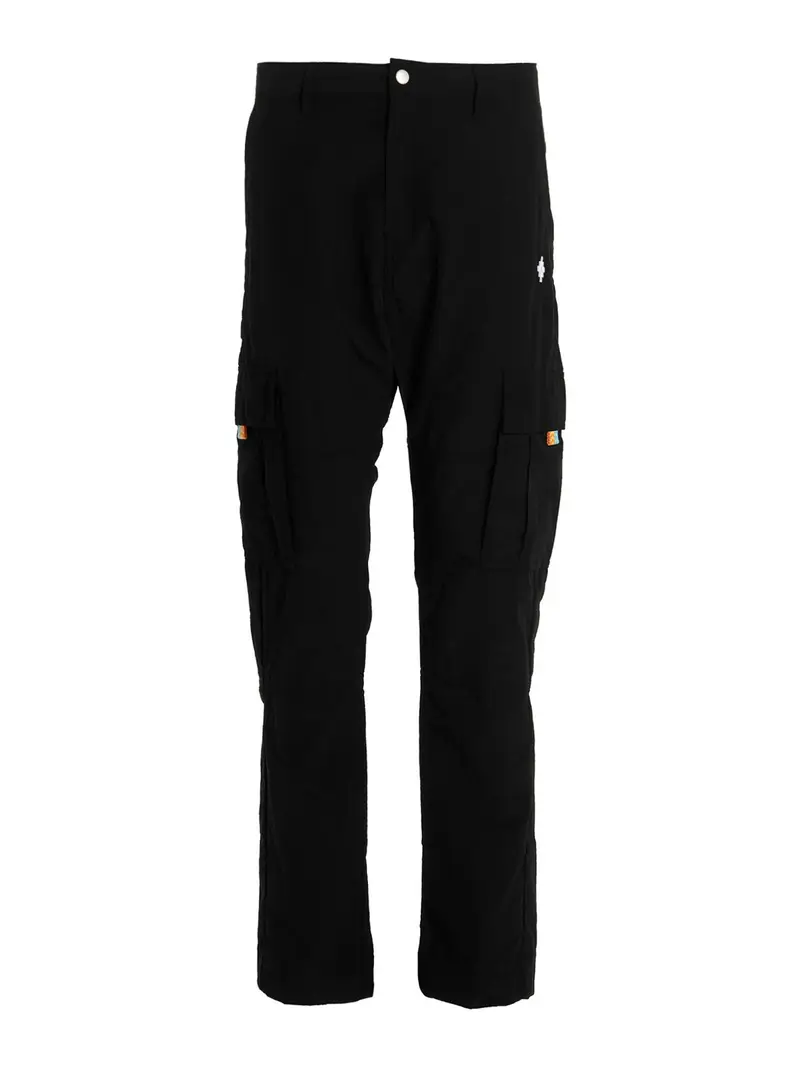 Pantaloni Cross cargo con logo ricamato Nero