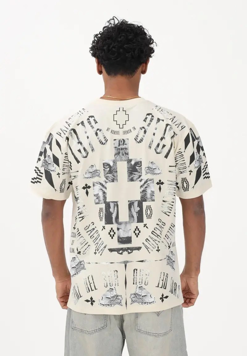 Marcelo Burlon County of Milan T-shirt Uomo 4245989 miniatura 3