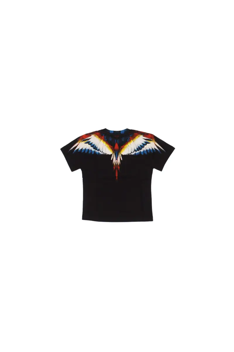 Marcelo Burlon County of Milan T-shirt Bambino Nero 3032498 miniatura 2