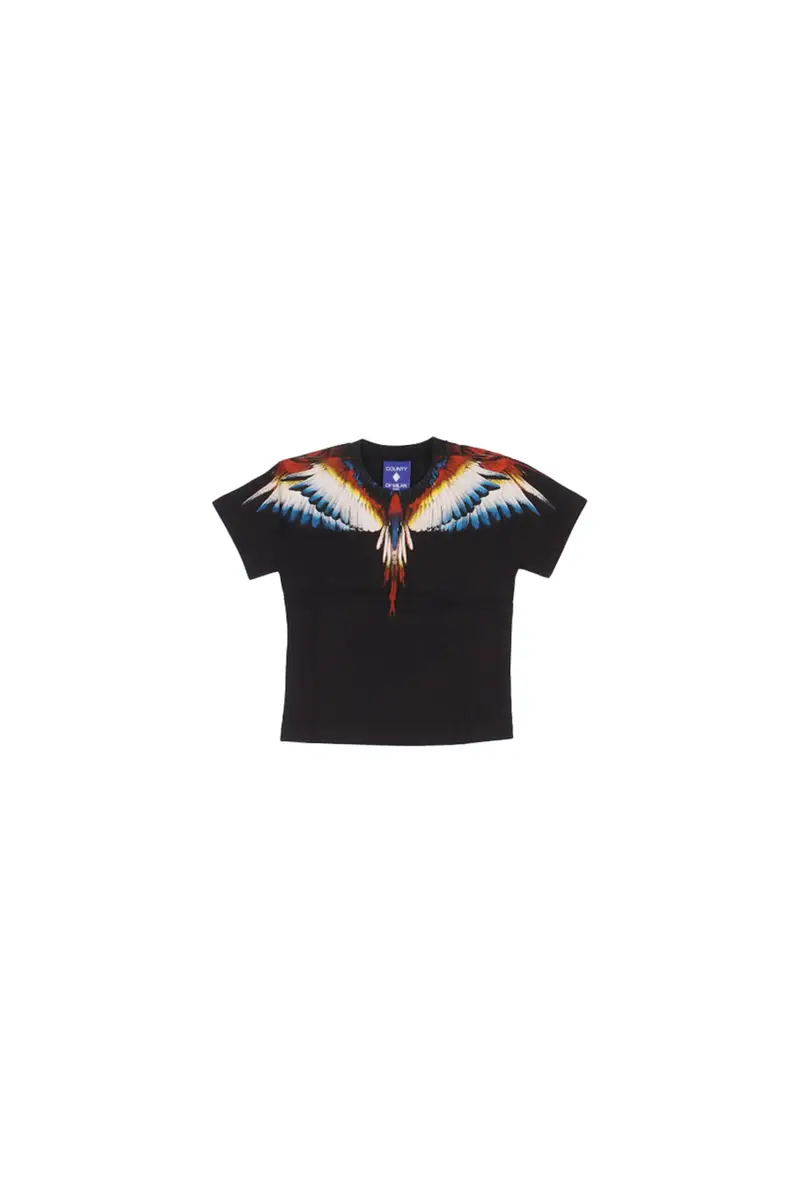 Marcelo Burlon County of Milan T-shirt Bambino Nero 3032498