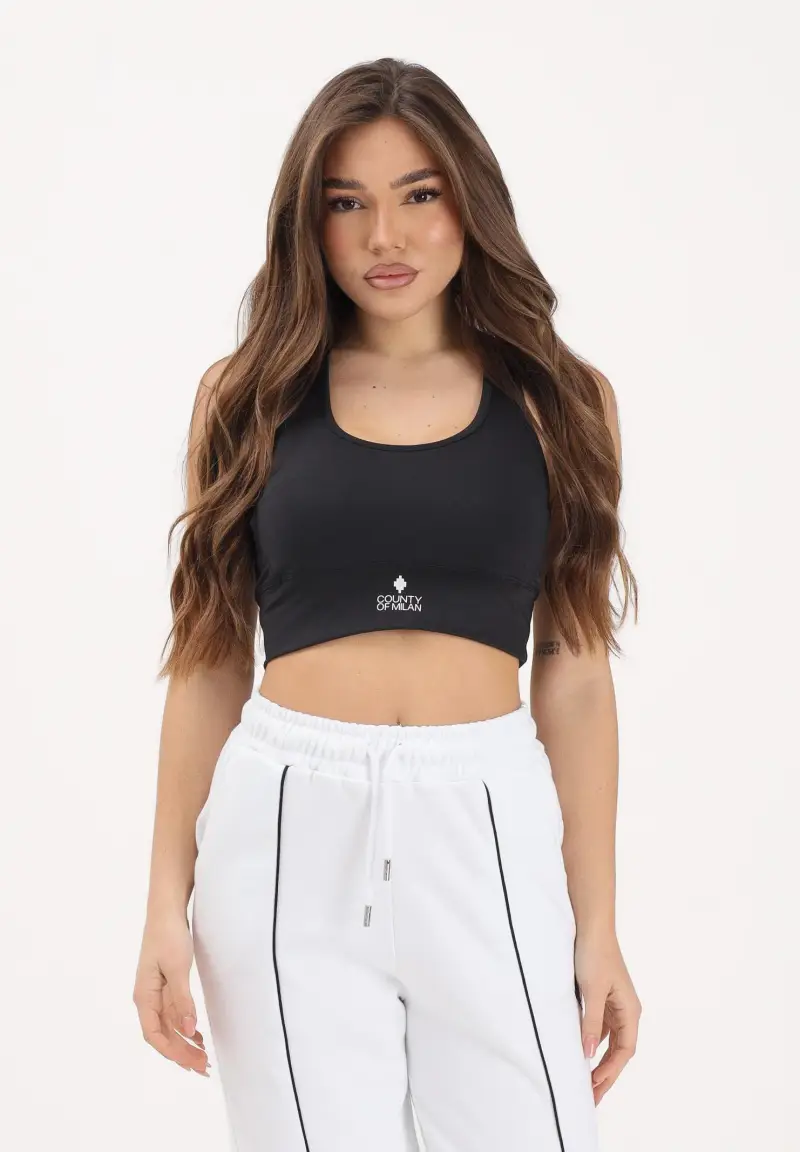 Marcelo Burlon County of Milan Top Donna Nero 4323326 miniatura 2