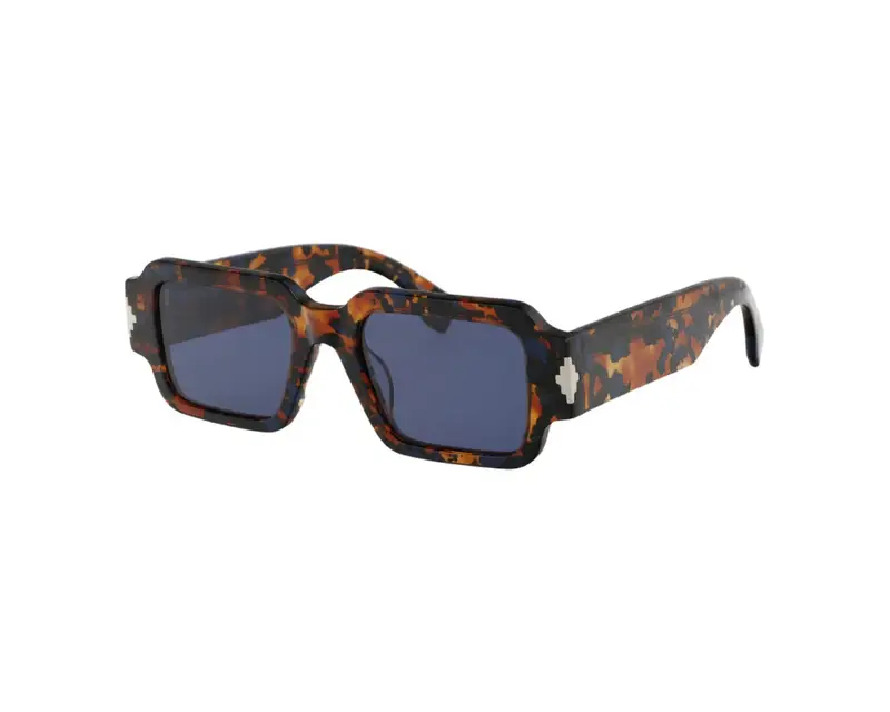 Marcelo Burlon Unisex Maiten Havana Occhiali da sole Acetato Havana Blu Squadrata Normale