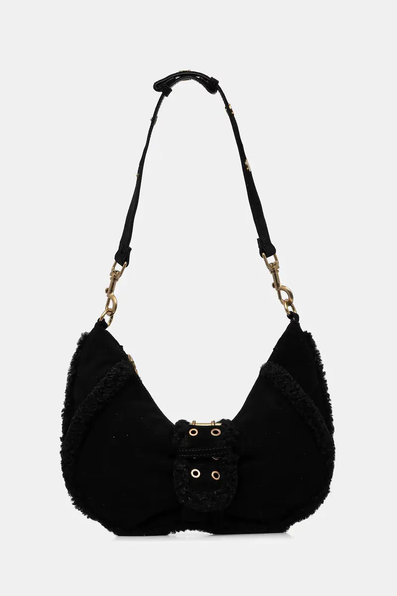 borsa in pelle scamosciata colore nero 5BGZ18 7412A