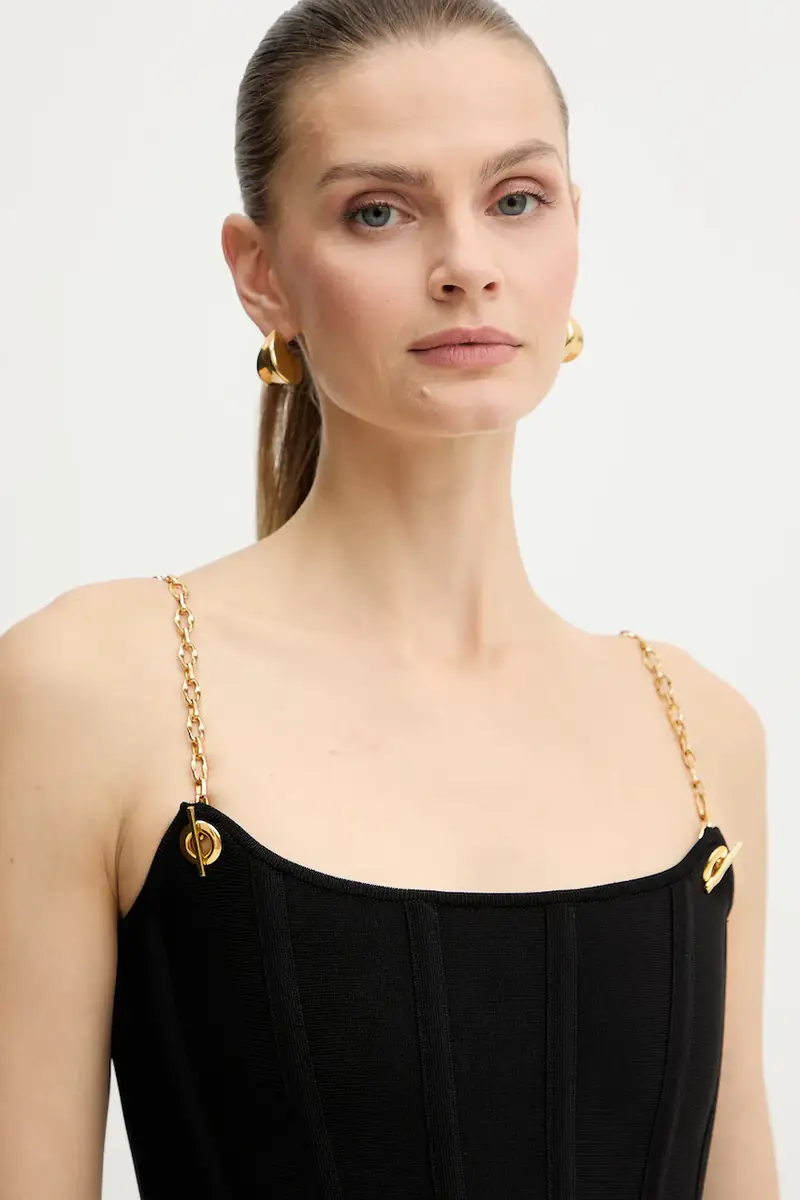 camicetta AISHA donna colore nero 5BGR15 5036Z miniatura 4