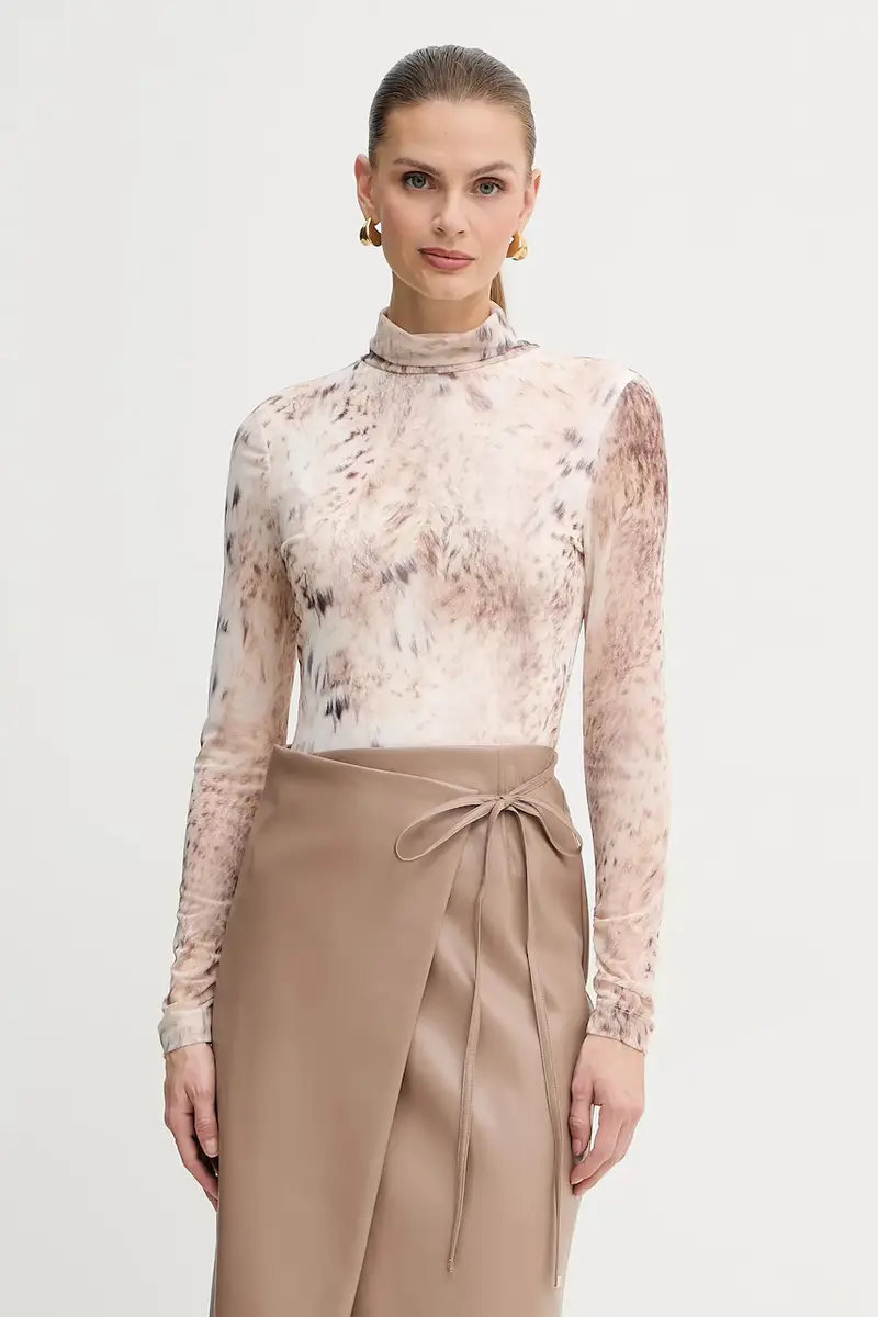 camicia a maniche lunghe HOLLY Beige