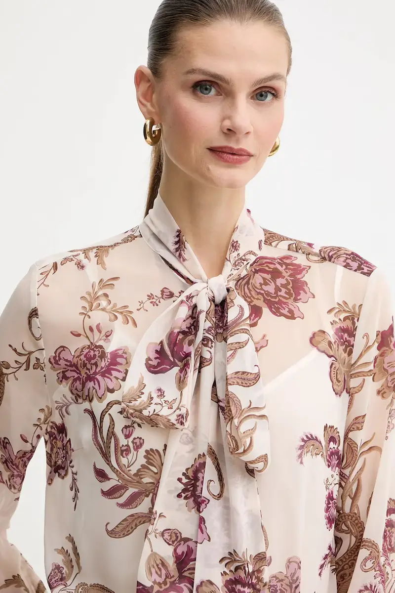 camicia VERITY donna colore beige 5BGH14 7310A miniatura 4