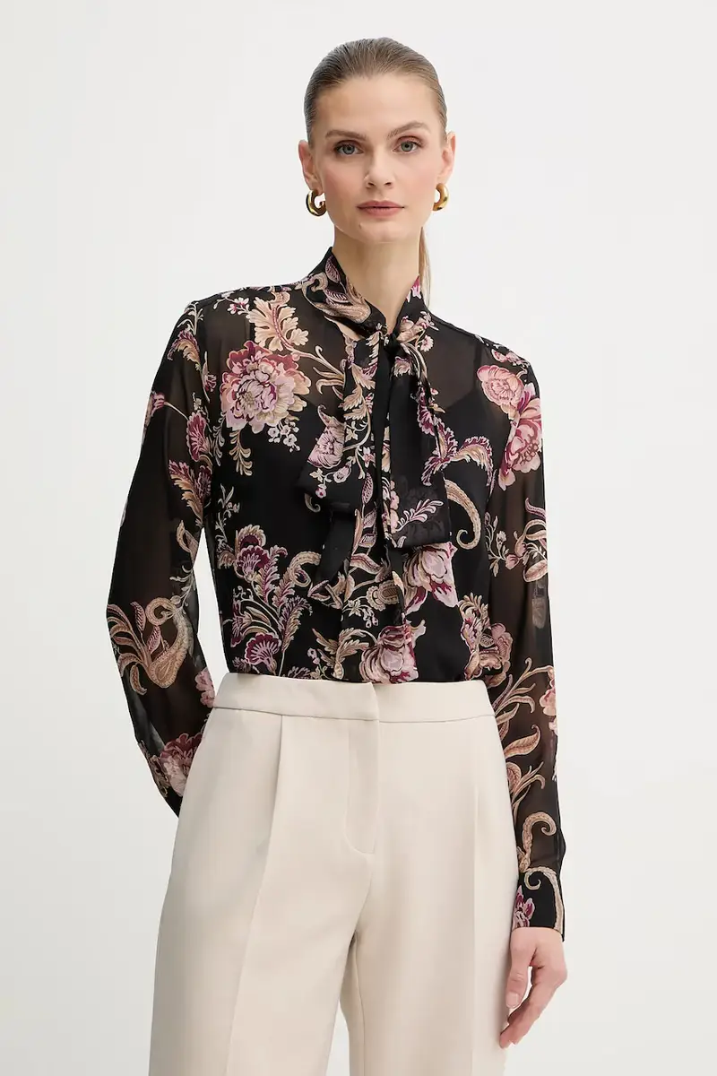 camicia VERITY donna colore nero 5BGH14 7310A