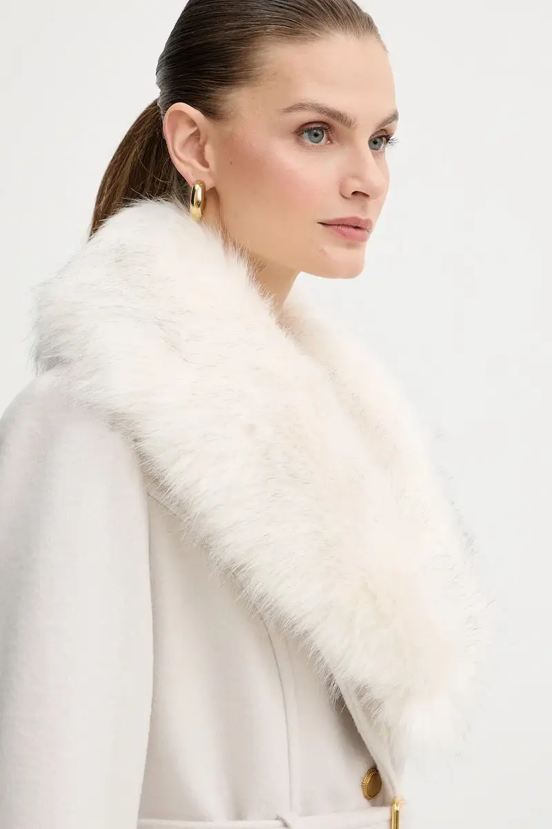 cappotto con lana ALICE colore beige 5BGL26 1799Z miniatura 5