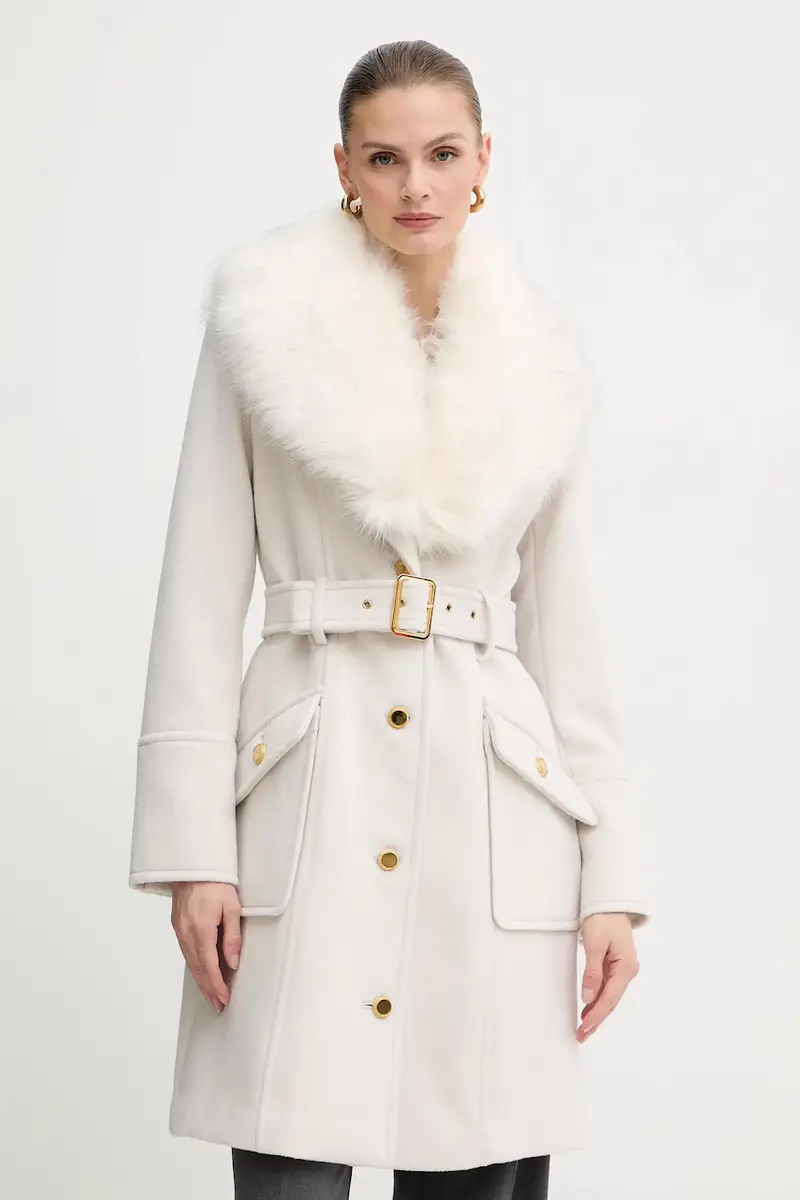 cappotto con lana ALICE colore beige 5BGL26 1799Z