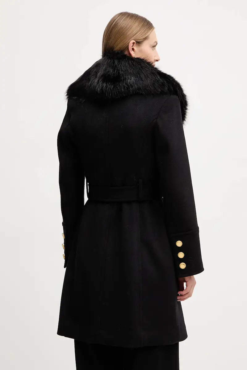 cappotto con lana ALICE colore nero 5BGL26 1799Z miniatura 3