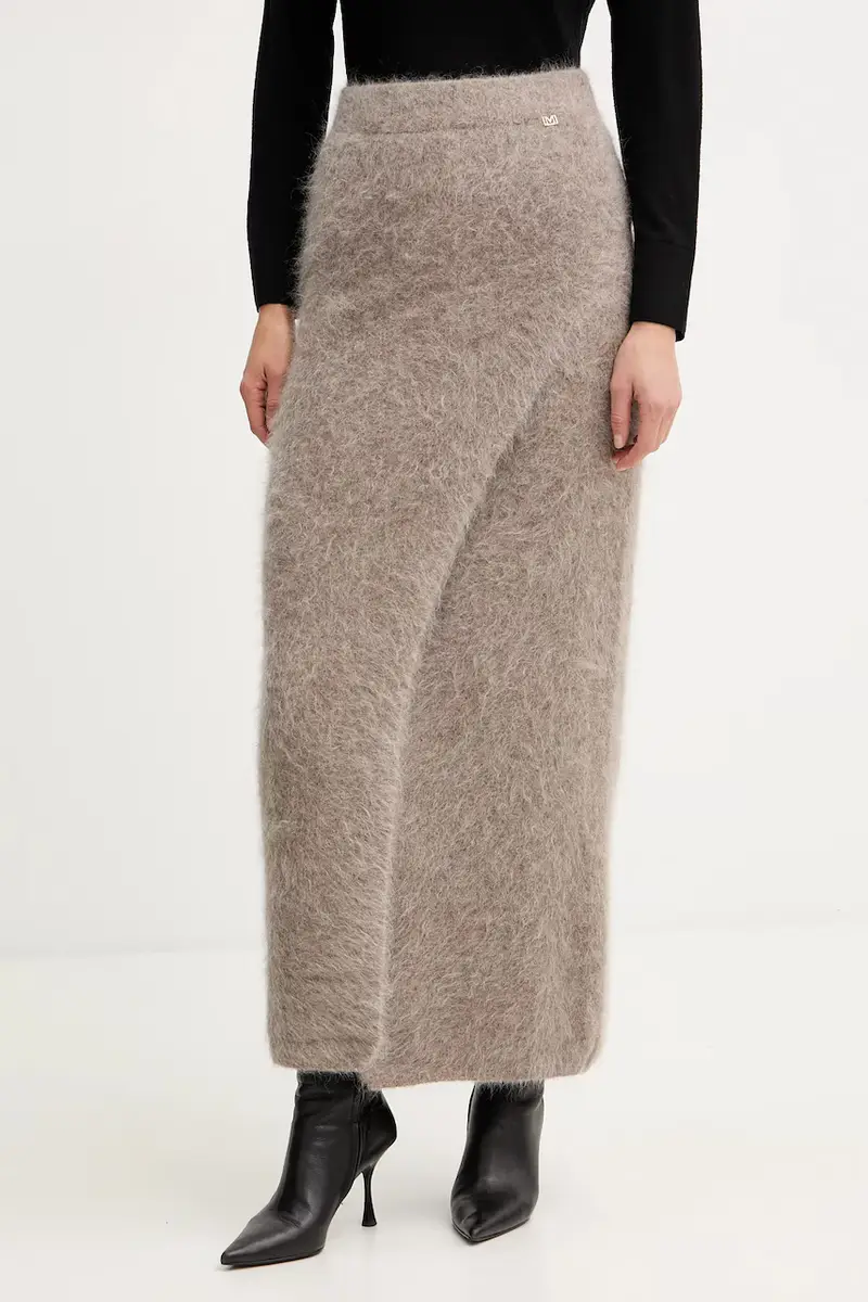 gonna con lana AGNES colore beige 5BGD02 5794Z