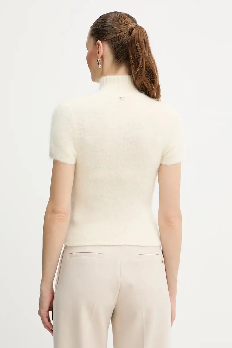 maglione con alpaca AGNES colore beige 5BGR10 5794Z miniatura 3