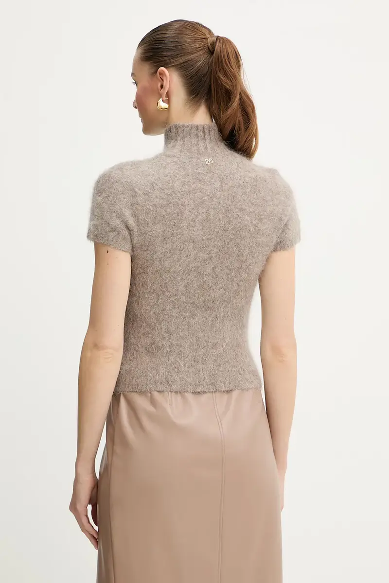 maglione con alpaca AGNES colore marrone 5BGR10 5794Z miniatura 3