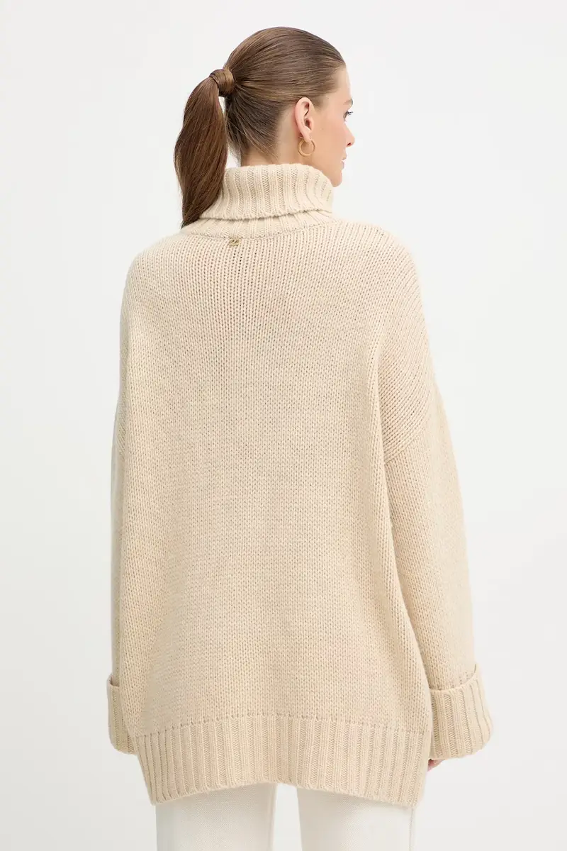 maglione con lana AHLAM colore beige 5BGR28 5895Z miniatura 3