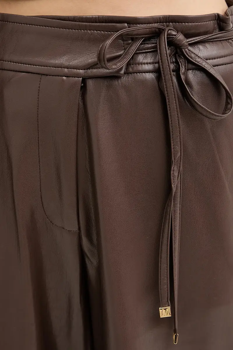 pantaloni GLADYS Marrone miniatura 4