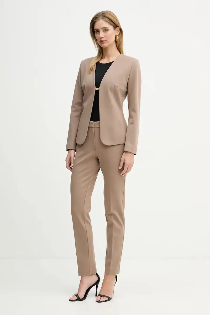 pantaloni GWEN Beige miniatura 2