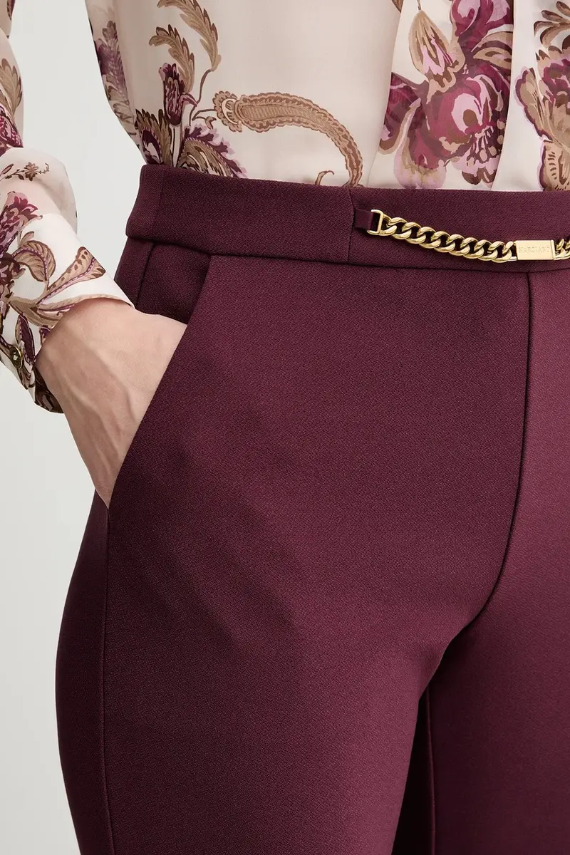 pantaloni LIA donna colore granata 5BGB04 6302A miniatura 4