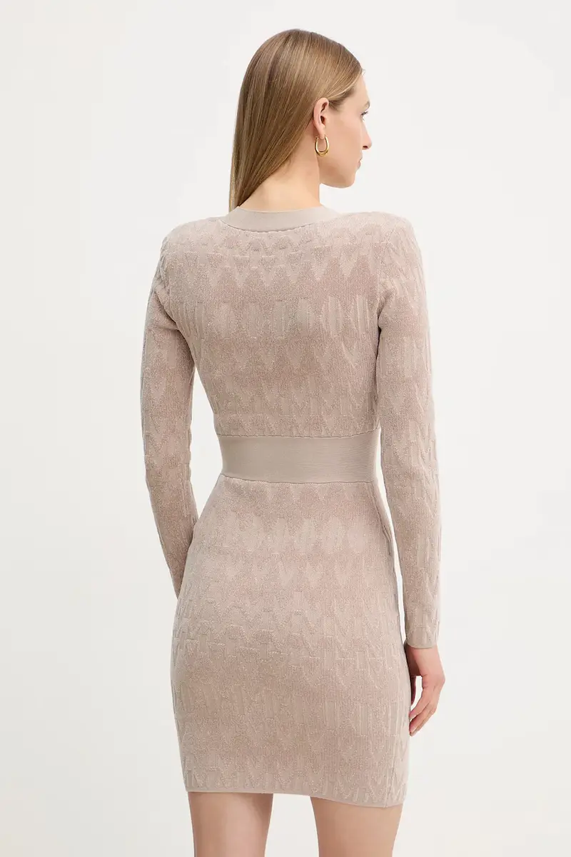 vestito ADELE colore beige 5BGK04 5661Z miniatura 3