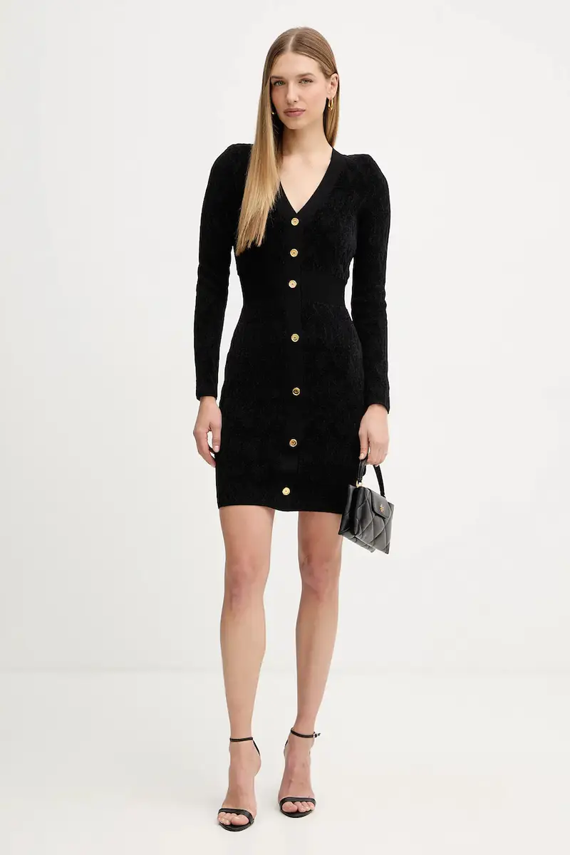 vestito ADELE colore nero 5BGK04 5661Z miniatura 2