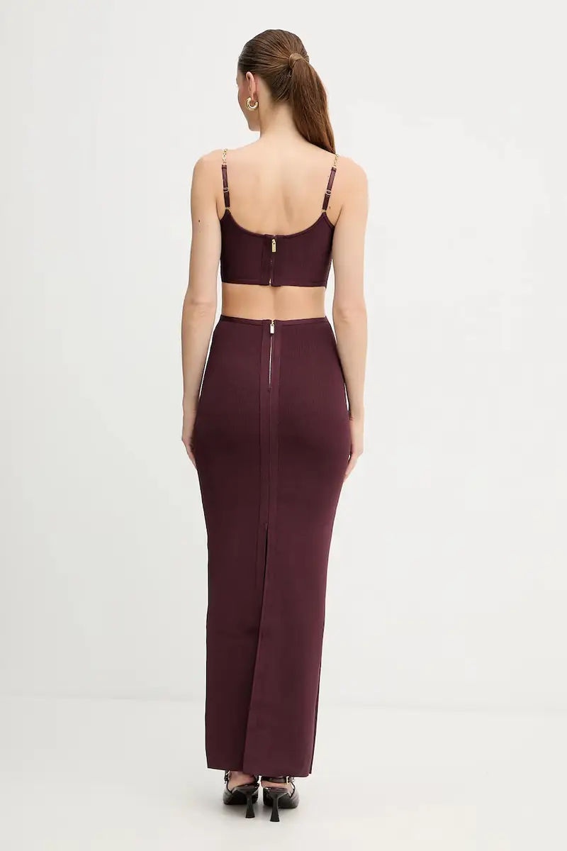 vestito AISHA colore granata 5BGK10 5036Z miniatura 2