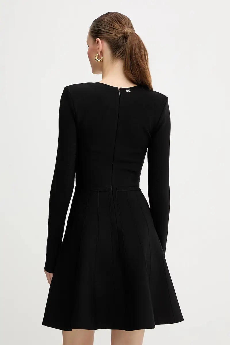 vestito AISHA colore nero 5BGK11 5036Z miniatura 3