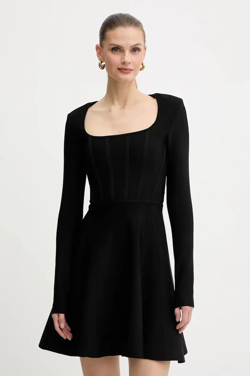 vestito AISHA colore nero 5BGK11 5036Z