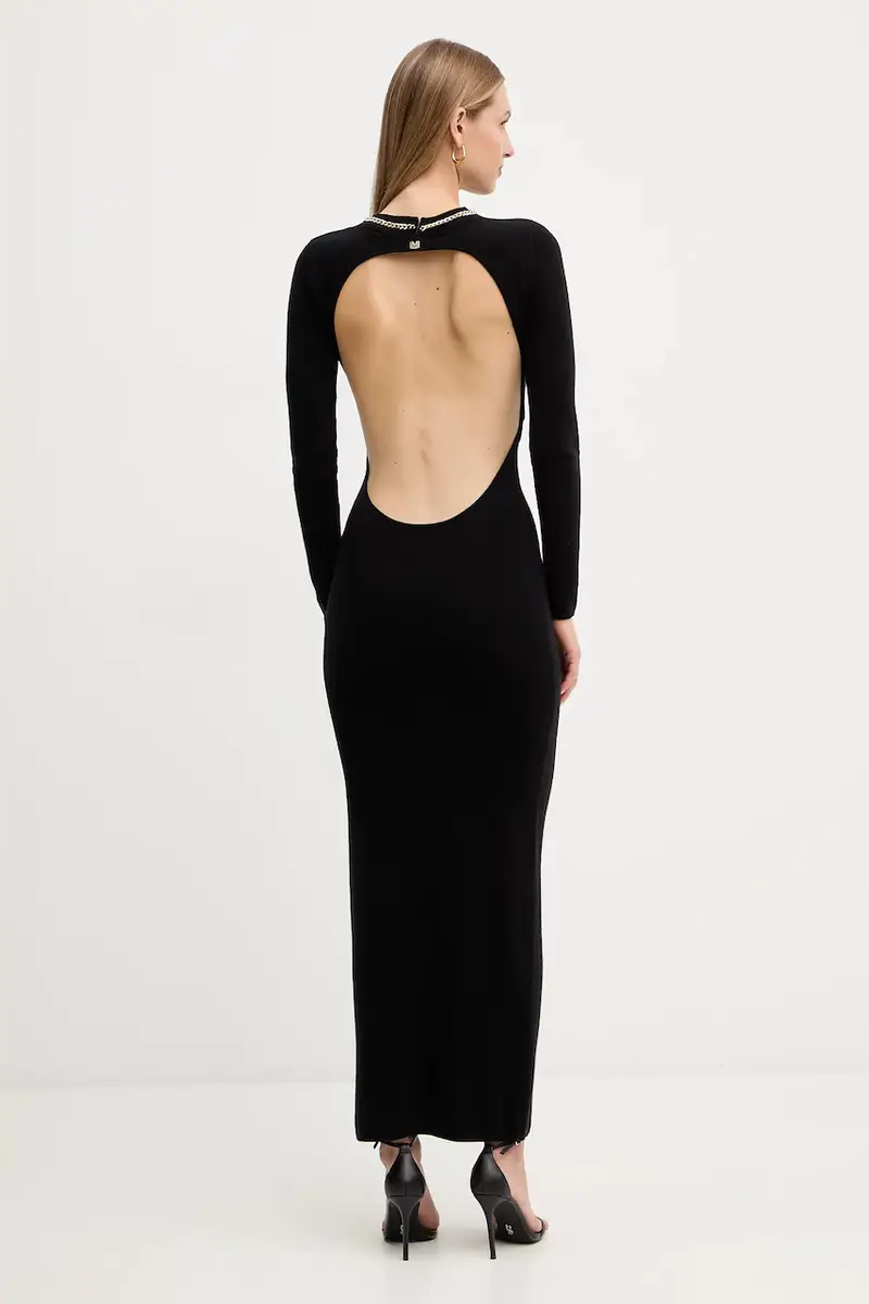 vestito con lana ABEL colore nero 5BGK03 5782Z miniatura 3