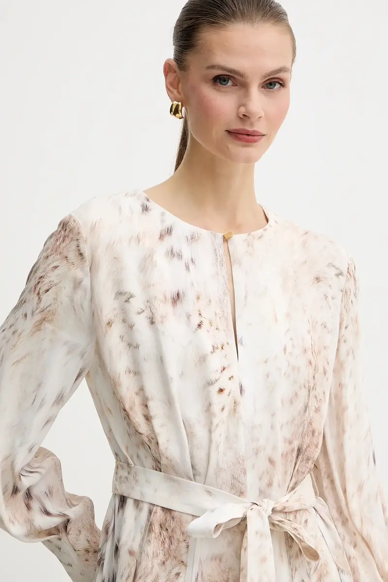 vestito DENISE colore beige 5BGK31 7352A miniatura 4