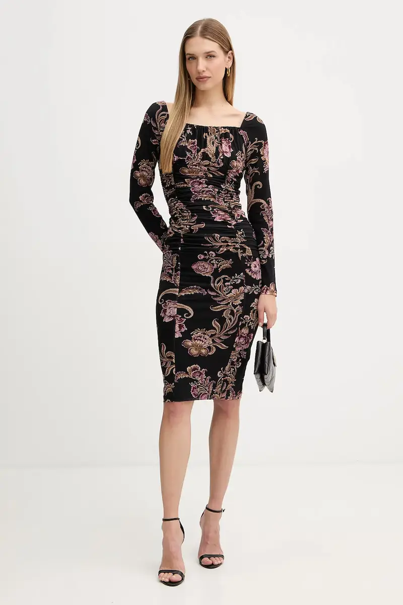 vestito HOLLY colore nero 5BGK15 6350A miniatura 2