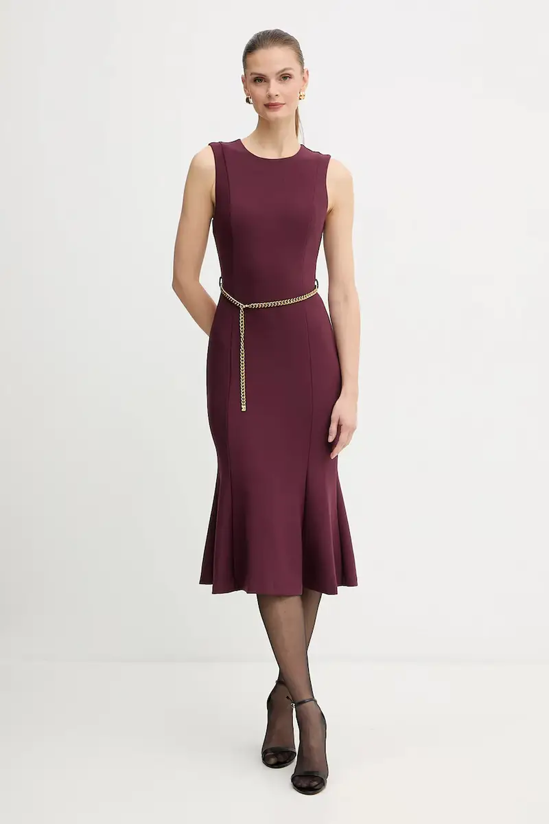 vestito LIA colore granata 5BGK20 6302A miniatura 3