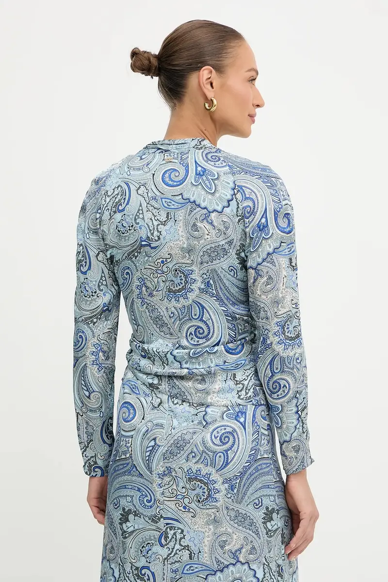 camicetta ALANIS donna colore blu 5YGH11 7298A miniatura 3