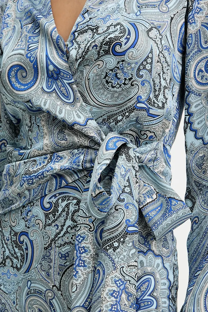 camicetta ALANIS donna colore blu 5YGH11 7298A miniatura 5