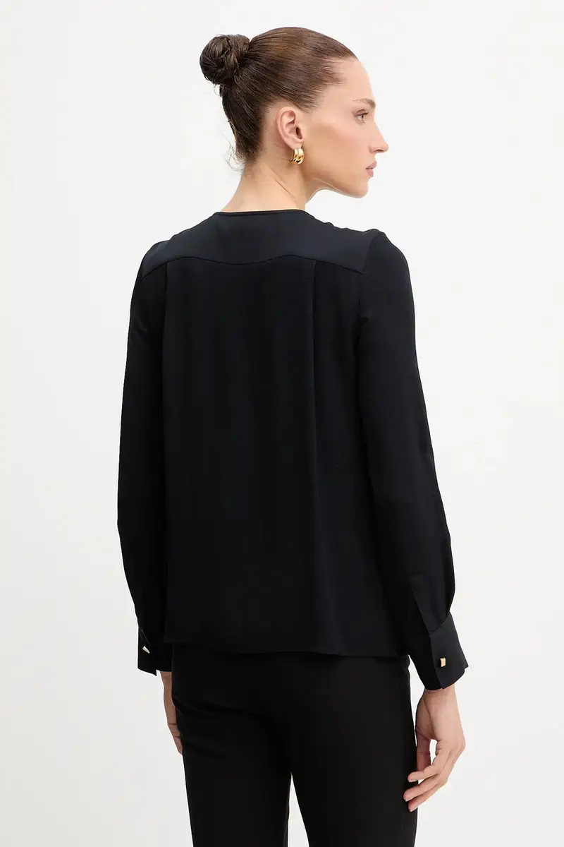 camicetta ANITA donna colore nero 5YGH14 7356A miniatura 3