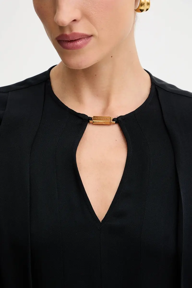 camicetta ANITA donna colore nero 5YGH14 7356A miniatura 5