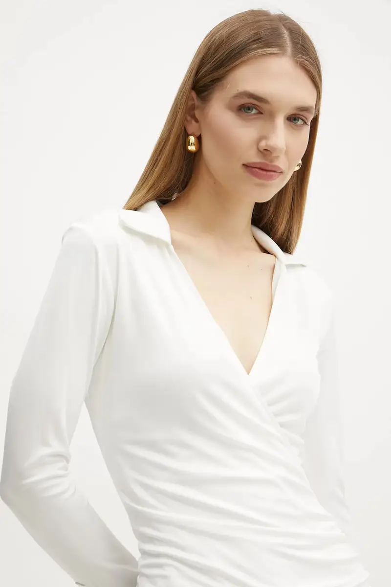 camicetta ILARY donna colore beige 5RGP00 6295A miniatura 4