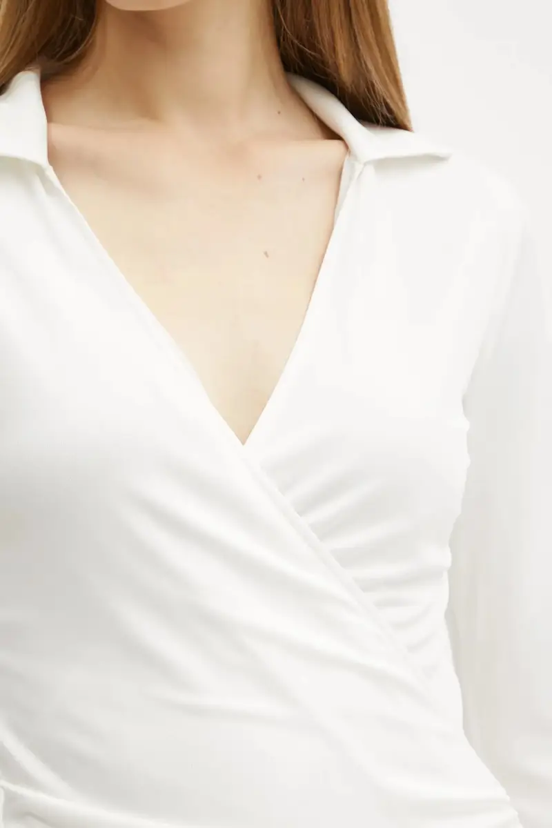 camicetta ILARY donna colore beige 5RGP00 6295A miniatura 5