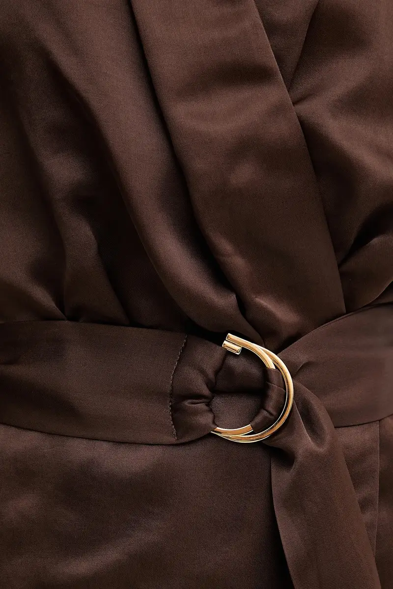 camicetta IVA donna colore marrone 5YGH15 7350A miniatura 4