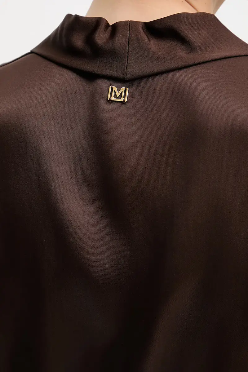 camicetta IVA donna colore marrone 5YGH15 7350A miniatura 5