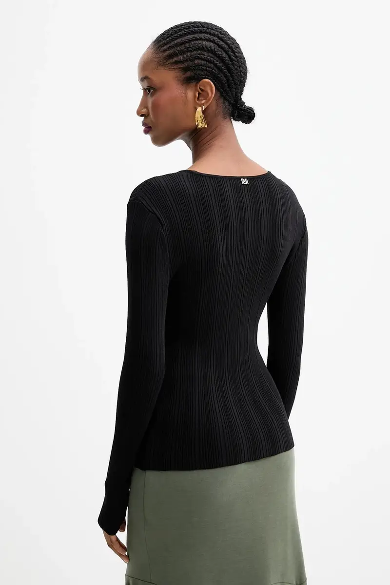 camicetta KATHLEEN donna colore nero 5YGR29 5875Z miniatura 3