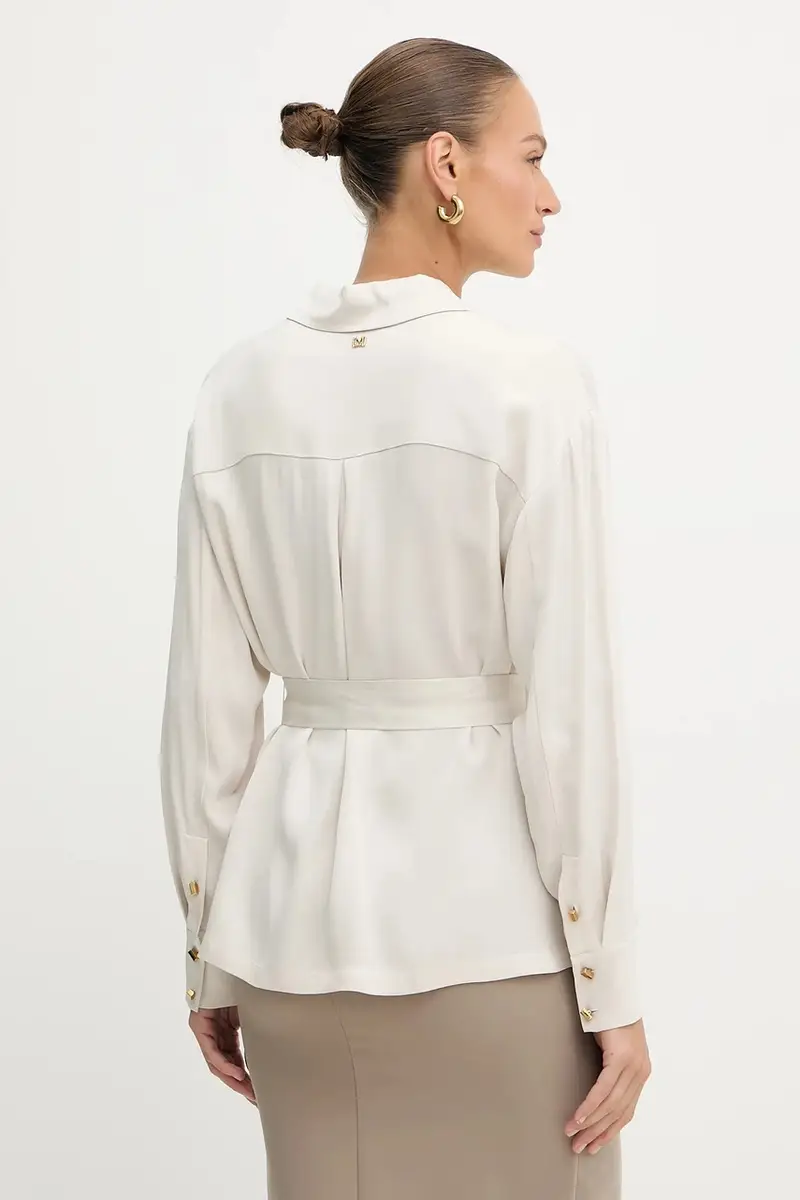 camicia ANITA donna colore beige 5YGH13 7356A miniatura 3