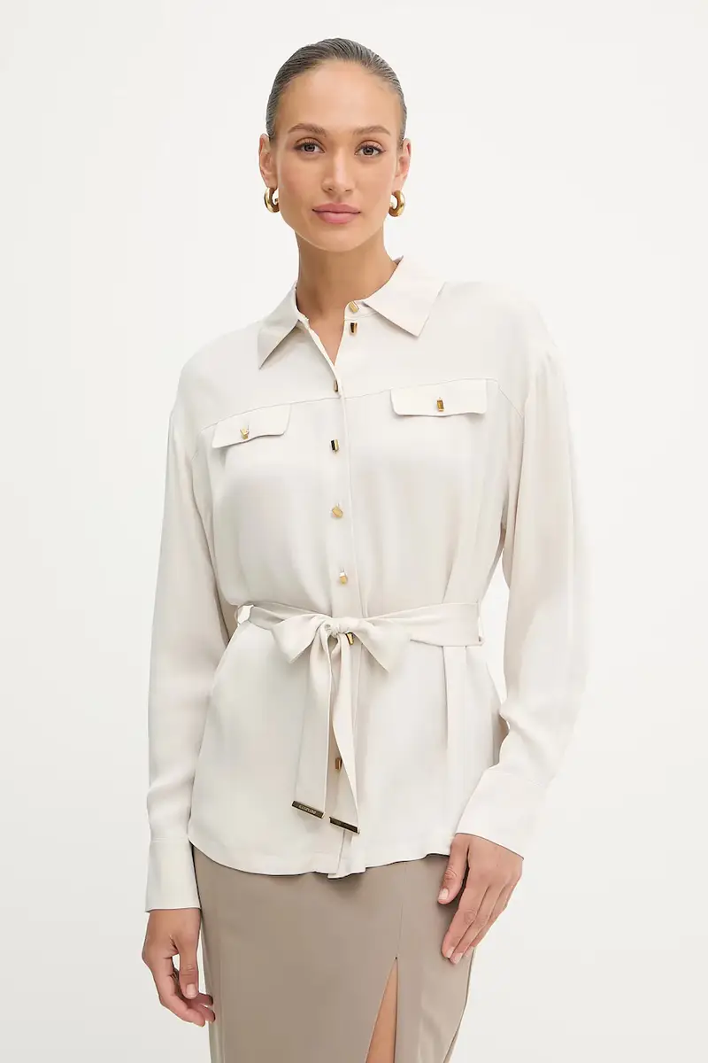 camicia ANITA donna colore beige 5YGH13 7356A